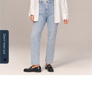 Abercrombie & Fitch Light Blue Straight Leg Jeans